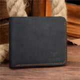 COWATHER Crazy Horse Leather Men Wallets