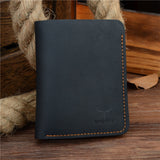 COWATHER Crazy Horse Leather Men Wallets
