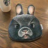 2019 3D Animal Prints Cotton Wallet