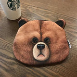 2019 3D Animal Prints Cotton Wallet
