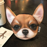 2019 3D Animal Prints Cotton Wallet
