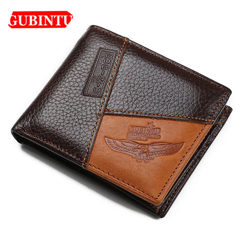 GUBINTU Men Genuine Cow Leather Wallets