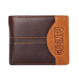 GUBINTU Men Genuine Cow Leather Wallets