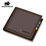BISON DENIM New Cow Leather Wallet