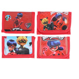 12Pcs Miraculous Ladybug Marinette Noir Cat Mini Purses Wallet