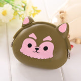 2019 New Girls Mini Silicone Coin Purse Animals Small Change Wallet
