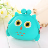 2019 New Girls Mini Silicone Coin Purse Animals Small Change Wallet