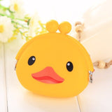 2019 New Girls Mini Silicone Coin Purse Animals Small Change Wallet
