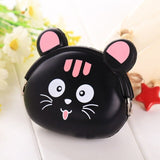 2019 New Girls Mini Silicone Coin Purse Animals Small Change Wallet
